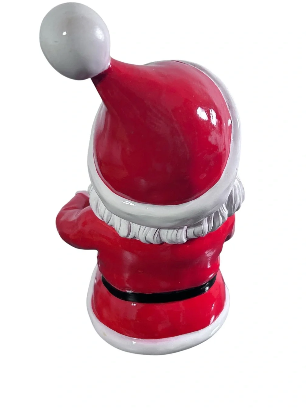 Vintage Kitschy Santa Shelf Sitter Christmas Mantle Decor Novelty Retro Whimsy